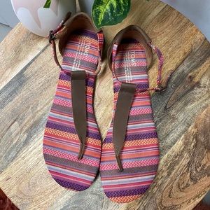 Toms Playa T-Strap Flat Sandal